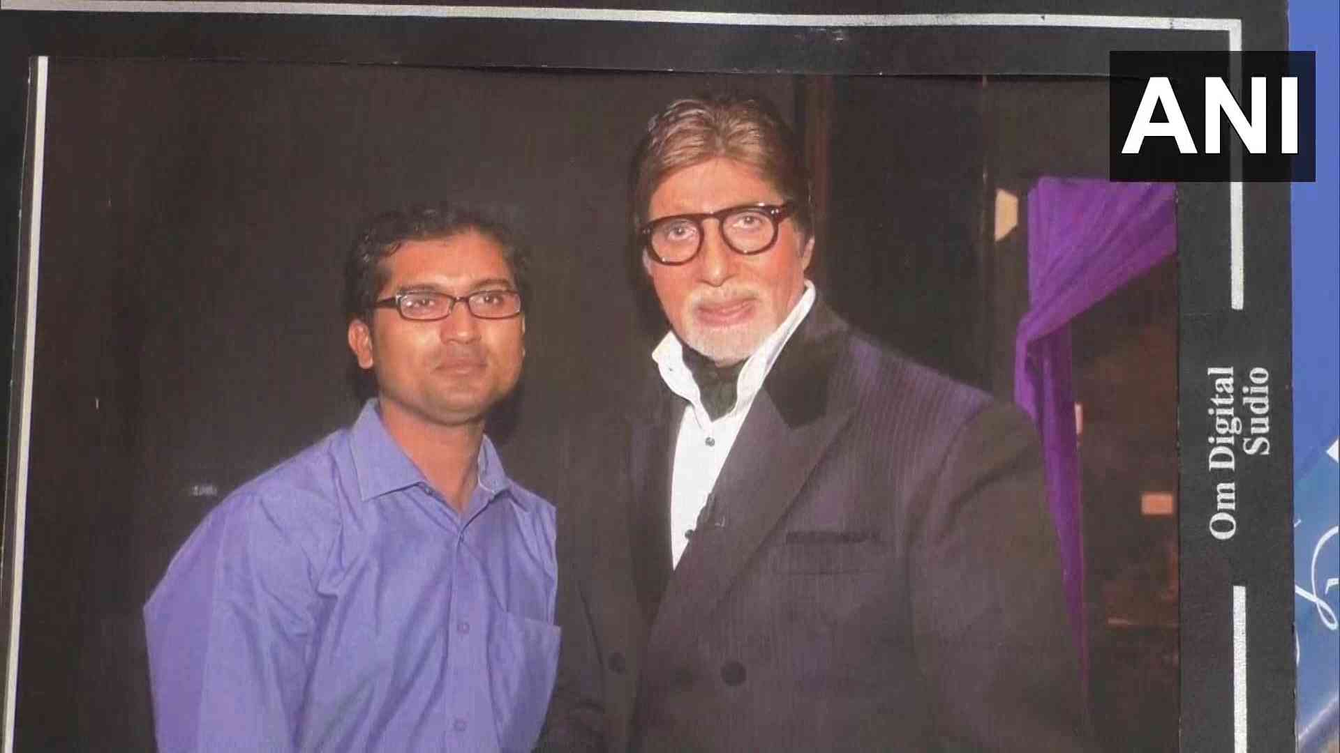 Divyesh with Amitabh Bachchan